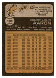 1973 Topps Baseball #100 Hank Aaron Braves VG-EX 448961