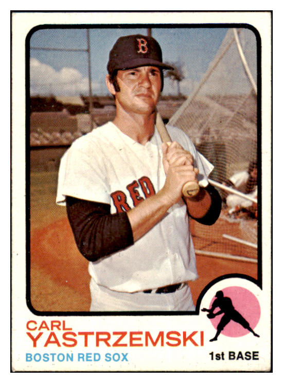 1973 Topps Baseball #245 Carl Yastrzemski Red Sox VG-EX 448962