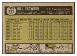 1961 Topps Baseball #371 Bill Skowron Yankees EX+/EX-MT 448973