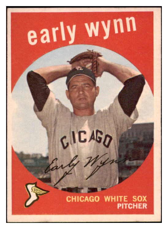 1959 Topps Baseball #260 Early Wynn White Sox EX+/EX-MT 448975