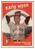 1959 Topps Baseball #260 Early Wynn White Sox EX+/EX-MT 448975