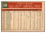 1959 Topps Baseball #260 Early Wynn White Sox EX+/EX-MT 448975