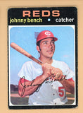 1971 Topps Baseball #250 Johnny Bench Reds GD-VG 449015