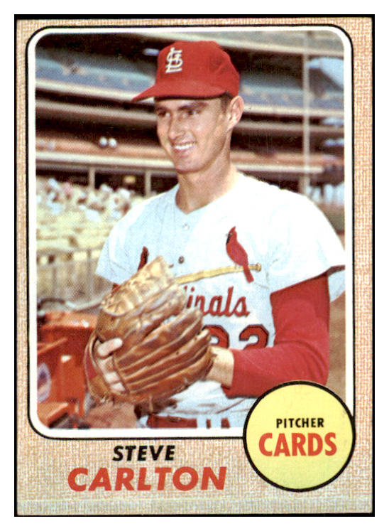 1968 Topps Baseball #408 Steve Carlton Cardinals EX-MT 449032