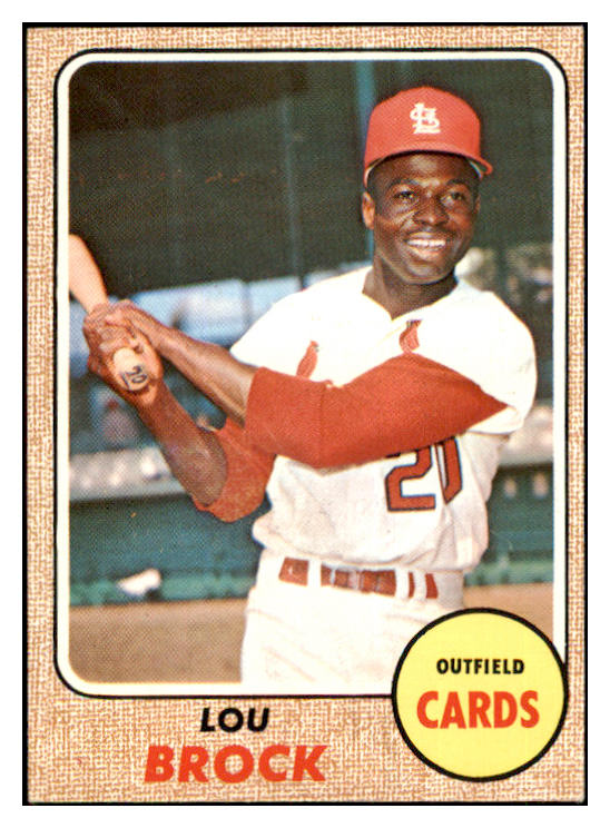 1968 Topps Baseball #520 Lou Brock Cardinals NR-MT 449035