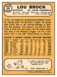 1968 Topps Baseball #520 Lou Brock Cardinals NR-MT 449035
