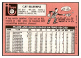 1969 Topps Baseball #151 Clay Dalrymple Phillies EX-MT Variation 449045