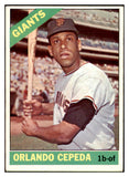 1966 Topps Baseball #132 Orlando Cepeda Giants EX 449048