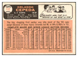 1966 Topps Baseball #132 Orlando Cepeda Giants EX 449048