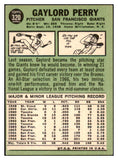 1967 Topps Baseball #320 Gaylord Perry Giants EX 449058