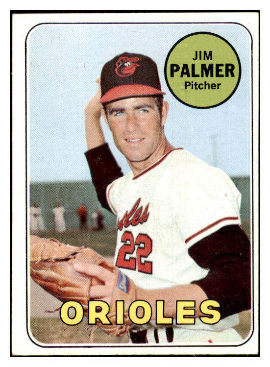 1969 Topps Baseball #573 Jim Palmer Orioles EX+/EX-MT 449077