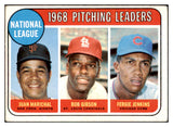 1969 Topps Baseball #010 N.L. Win Leaders Bob Gibson VG-EX 449148