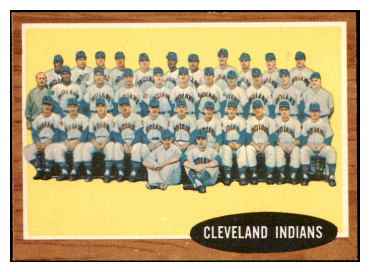 1962 Topps Baseball #537 Cleveland Indians Team NR-MT 449157