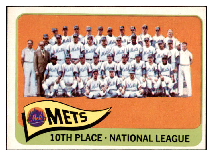 1965 Topps Baseball #551 New York Mets Team NR-MT 449162
