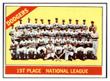 1966 Topps Baseball #238 Los Angeles Dodgers Team NR-MT 449173