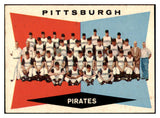 1960 Topps Baseball #484 Pittsburgh Pirates Team EX-MT 449181