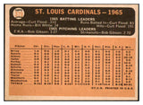 1966 Topps Baseball #379 St. Louis Cardinals Team EX-MT 449192