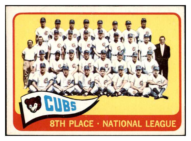 1965 Topps Baseball #091 Chicago Cubs Team EX 449201