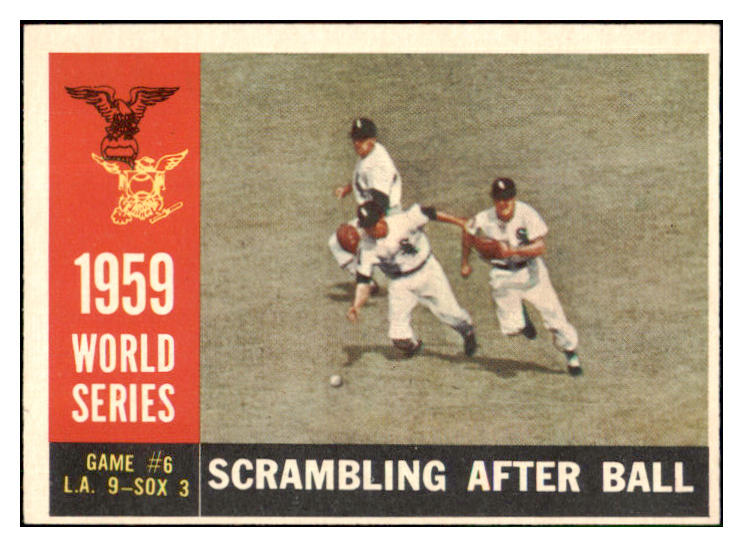 1960 Topps Baseball #390 World Series Game 6 Luis Aparicio NR-MT 449234