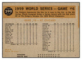 1960 Topps Baseball #390 World Series Game 6 Luis Aparicio NR-MT 449234