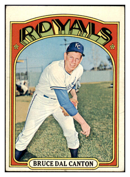 1972 Topps Baseball #717 Bruce Dal Canton Royals VG-EX 449261