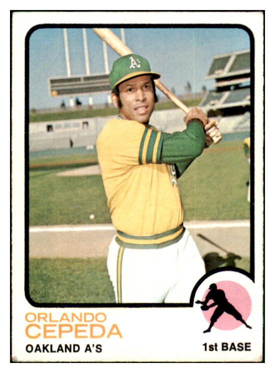 1973 Topps Baseball #545 Orlando Cepeda A's VG-EX 449284