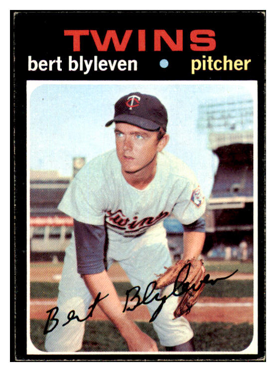 1971 Topps Baseball #026 Bert Blyleven Twins EX 449302