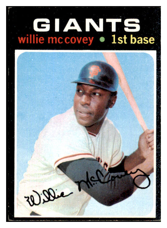 1971 Topps Baseball #050 Willie McCovey Giants EX 449304
