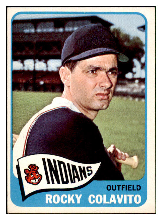 1965 Topps Baseball #380 Rocky Colavito Indians EX-MT 449318