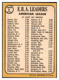 1968 Topps Baseball #008 A.L. ERA Leaders Gary Peters EX-MT 449319