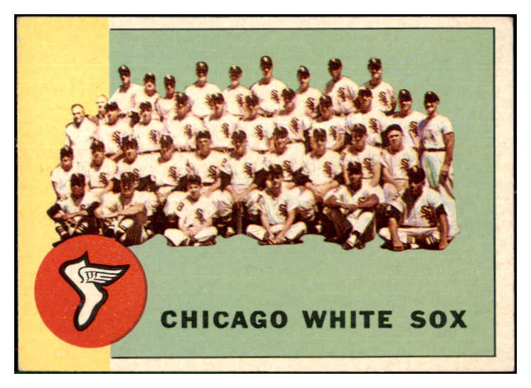 1963 Topps Baseball #288 Chicago White Sox Team EX-MT 449320