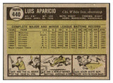 1961 Topps Baseball #440 Luis Aparicio White Sox EX-MT 449334