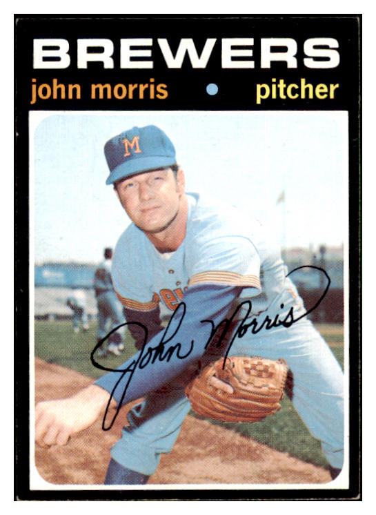 1971 Topps Baseball #721 John Morris Brewers EX-MT 449340