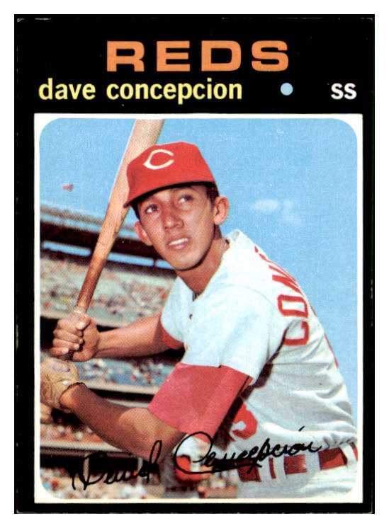 1971 Topps Baseball #014 Dave Concepcion Reds EX-MT 449344