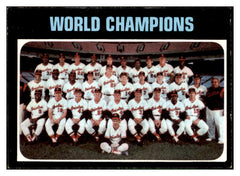 1971 Topps Baseball #001 Baltimore Orioles Team EX-MT 449345