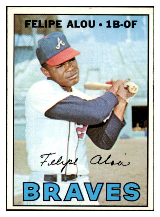 1967 Topps Baseball #530 Felipe Alou Braves EX-MT 449363