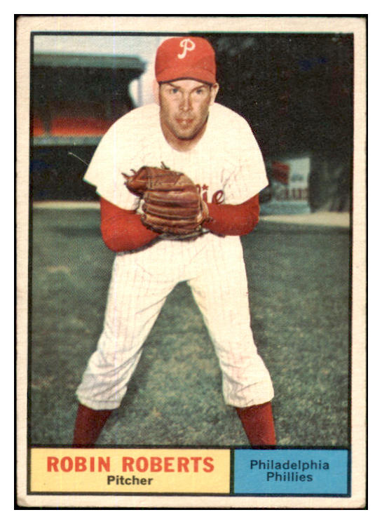 1961 Topps Baseball #020 Robin Roberts Phillies VG-EX 449397
