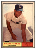 1961 Topps Baseball #423 Charlie Neal Dodgers VG-EX 449404