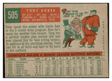 1959 Topps Baseball #505 Tony Kubek Yankees VG 449431