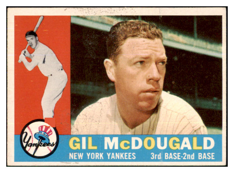 1960 Topps Baseball #247 Gil McDougald Yankees GD-VG 449438