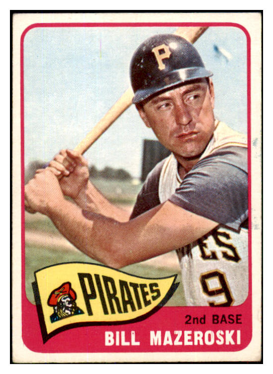 1965 Topps Baseball #095 Bill Mazeroski Pirates EX 449453