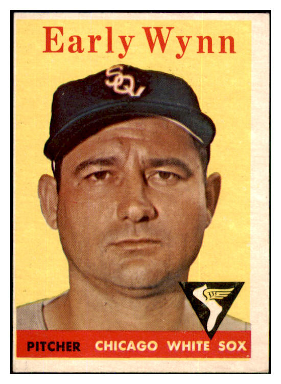 1958 Topps Baseball #100 Early Wynn White Sox EX 449454