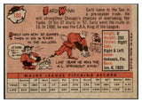 1958 Topps Baseball #100 Early Wynn White Sox EX 449454