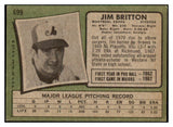 1971 Topps Baseball #699 Jim Britton Expos EX 449463