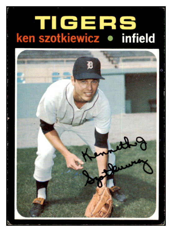 1971 Topps Baseball #749 Ken Szotkiewicz Tigers EX 449472