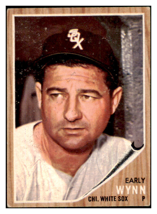 1962 Topps Baseball #385 Early Wynn White Sox EX 449479