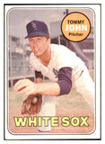 1969 Topps Baseball #465 Tommy John White Sox EX 449480