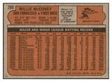 1972 Topps Baseball #280 Willie McCovey Giants VG-EX 449510