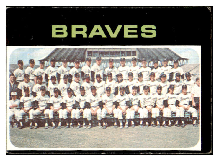 1971 Topps Baseball #652 Atlanta Braves Team VG-EX 449525