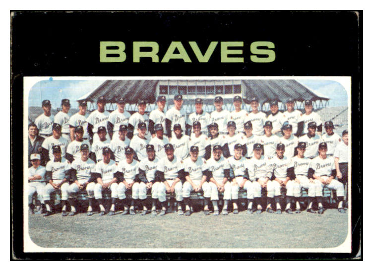 1971 Topps Baseball #652 Atlanta Braves Team VG-EX 449526